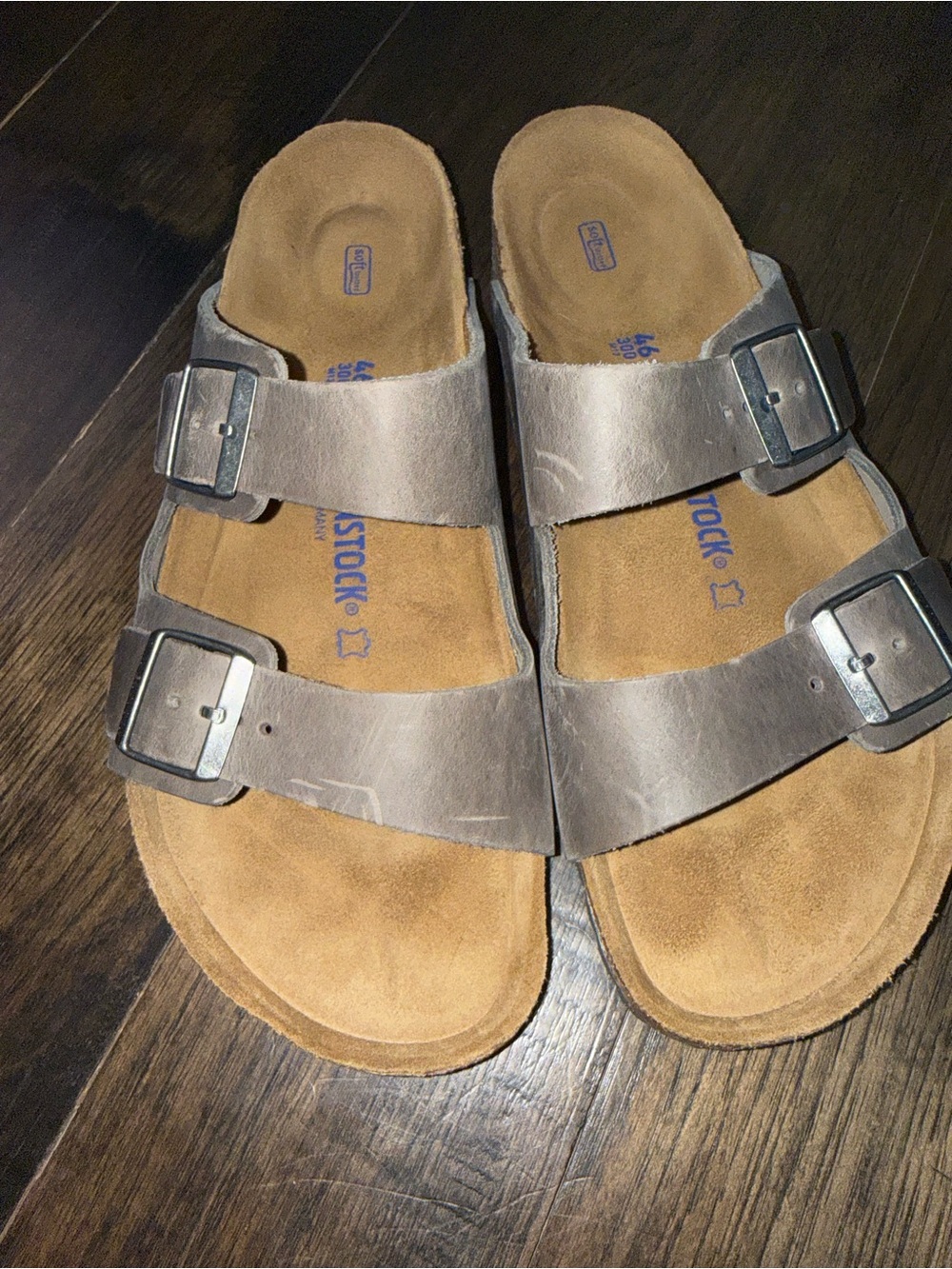 Birkenstock Arizona Two-Strap Sandals - Taupe Suede - Picture 3 of 10